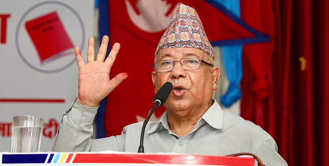 राष्ट्रपतिमा मेरो नाम जोडियो, तर त्यो सत्य होइन : माधव नेपाल