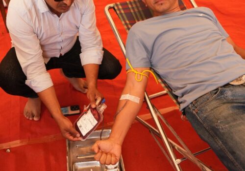कोटीहोममा ४० जनाले गरे रक्तदान,महायज्ञमा शनिबार १५ हजार भक्तजन सहभागी